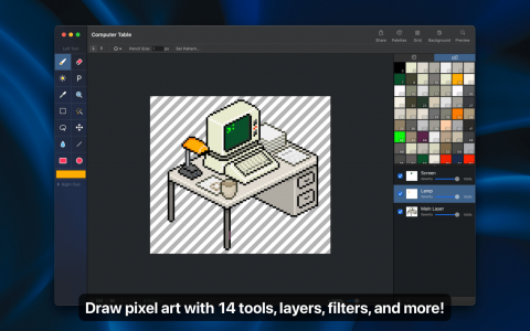 Pixen 5.6.2 for Mac:专业像素艺术创作的终极工具解析