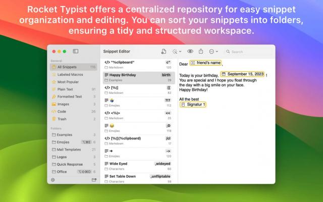 Rocket Typist 3.2.5 for Mac:文本效率工具的新篇章