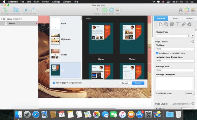 EverWeb 4.4:静态建站的新阶梯