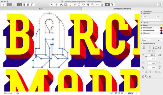 Glyphs 3.3.1 for Mac 带来更流畅的字体设计体验