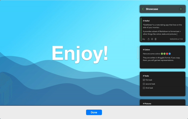 SideNotes 1.5.1 for Mac：轻量级笔记应用优化菜单栏快速访问体验