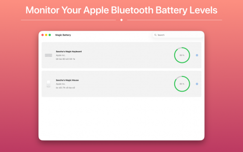 Magic Battery 9.1.0 for Mac：专业的电池健康管理与充电优化工具