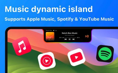NotchBox 1.1.65 for Mac 是隐藏刘海屏缺口的实用工具
