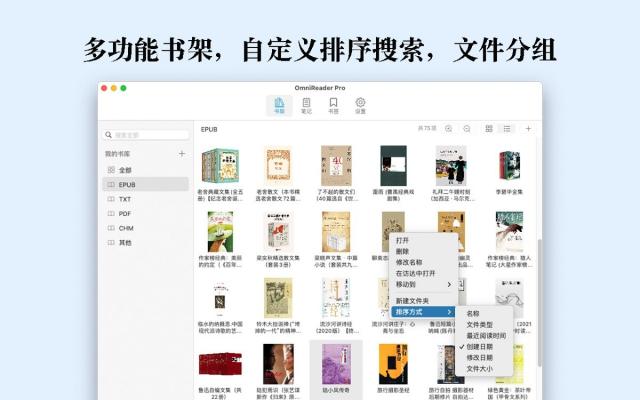 OmniReader 3.3.7 for Mac：全能AI电子书阅读管理工具