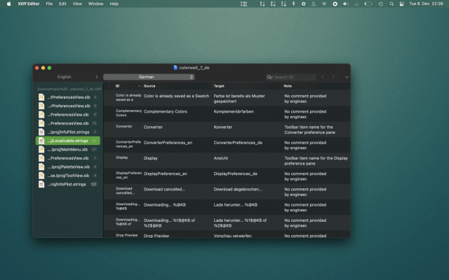 Xliff Editor 2.14 for Mac:专为本地化工作打造的高效文件编辑工具