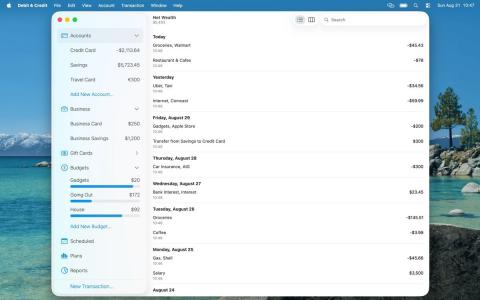 Debit & Credit 7.6：为Mac用户带来的个人财务管理新体验