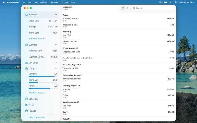 Debit & Credit 7.6：为Mac用户带来的个人财务管理新体验