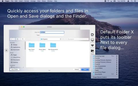 颠覆Mac文件导航瓶颈的秘密武器：Default Folder X 6.2.5