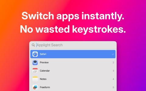 告别Command-Tab的疲惫，Applight 1.0.24 让Mac切换应用如丝般顺滑