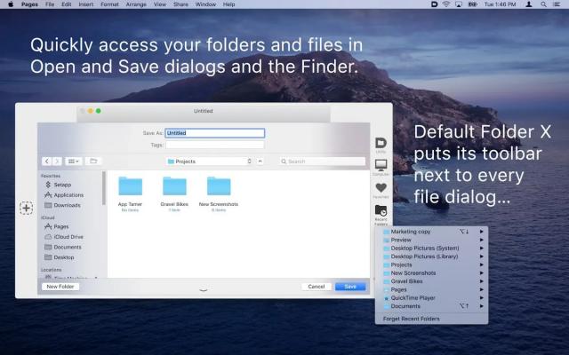 颠覆Mac文件导航瓶颈的秘密武器：Default Folder X 6.2.5