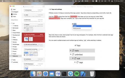 FSNotes 7.0.0:重塑 Mac 笔记体验的极速利器