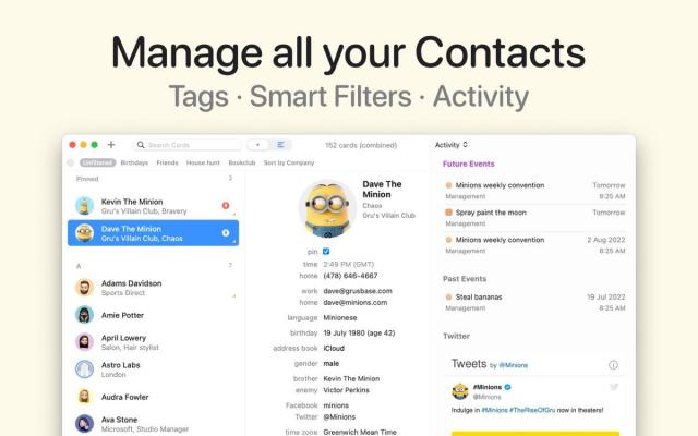 重塑Mac联系人管理：BusyContacts 2026.1.1邮件整合开启高效新时代