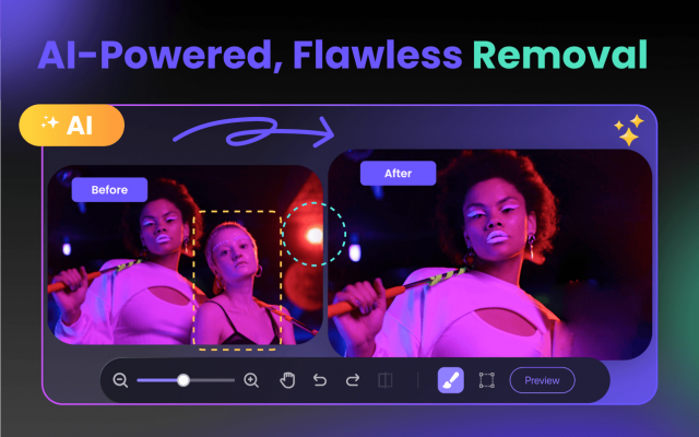 AI一键擦除照片杂乱，HitPaw Photo Object Remover 1.2.5 变身Mac图片修复高手