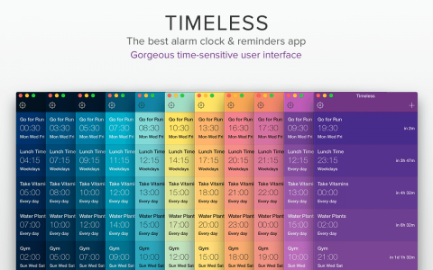 Timeless 1.94 for Mac：这款Mac闹钟App的最新升级真香