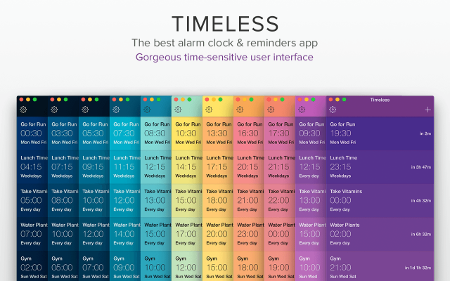 Timeless 1.94 for Mac:这款Mac闹钟App的最新升级真香