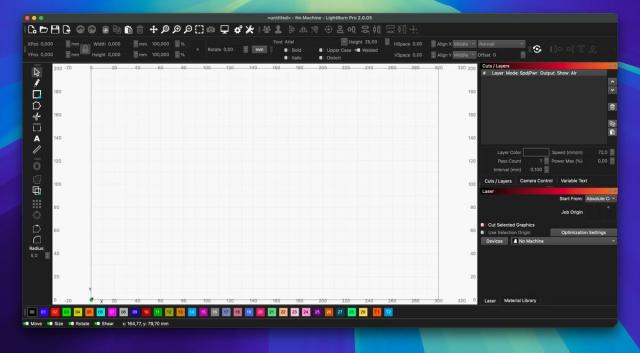 LightBurn 2.0.05 Mac版激光切割软件更新评测:稳定性和细节优化的新补丁