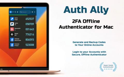 Auth Ally 2.4 for Mac 评测：Mac上离线2FA验证器的实用升级