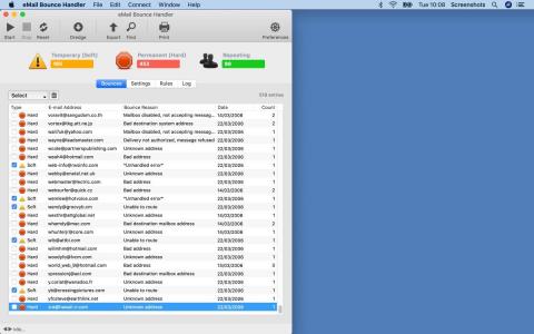 eMail Bounce Handler 4.0.6 for Mac：邮件退信处理软件深度体验