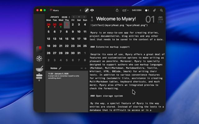 Myary 2.7.0 for Mac 详细评测：日期驱动的文本创作工具，这次更新真有点惊喜