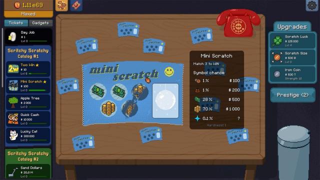 Scritchy Scratchy for Mac 详细评测:这款刮刮乐增量游戏在 Mac 上到底玩得爽不爽
