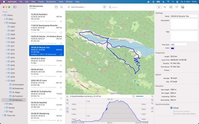 myTracks 4.4.8 for Mac：GPS轨迹管理和照片地理标记的好帮手