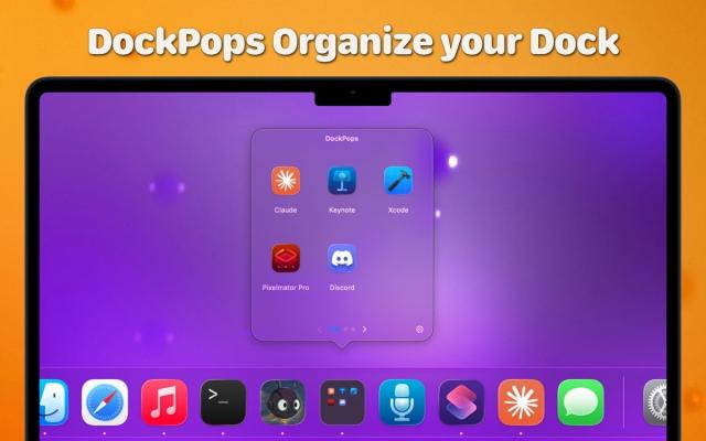 DockPops 4.0 for Mac 评测:Dock 里的 iPhone 式文件夹体验