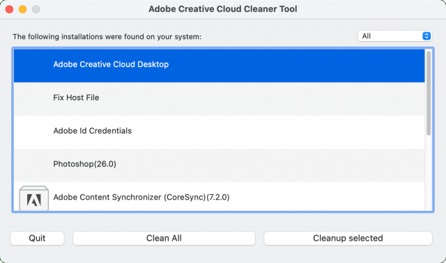 Adobe Creative Cloud Cleaner Tool 4.3.0.1242 for Mac 详细评测