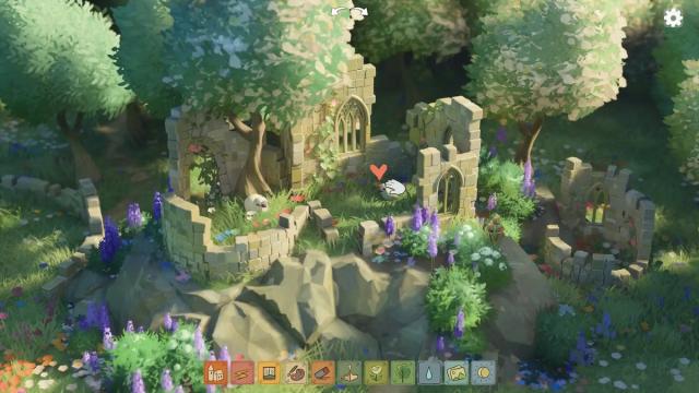 Tiny Glade for Mac 随意涂鸦奇幻城堡的放松建造游戏
