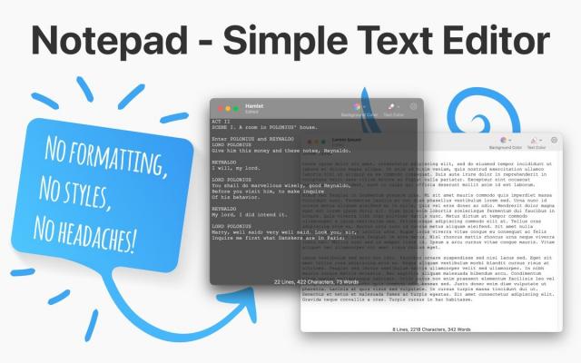 Notepad.exe 1.4.1849 for Mac 轻量Swift Python JavaScript代码编辑器