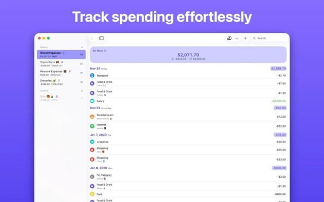 Expenses 4.0.9 for Mac 简单高效的支出追踪工具