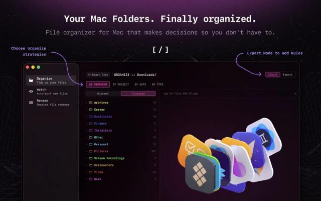 Refolder 1.0.14 for Mac AI智能文件整理工具 让文件夹自动归类更轻松