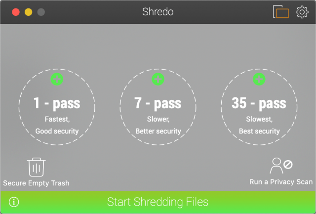 Shredo 1.2.8.6 for Mac 安全永久删除文件并清理隐私威胁的实用工具