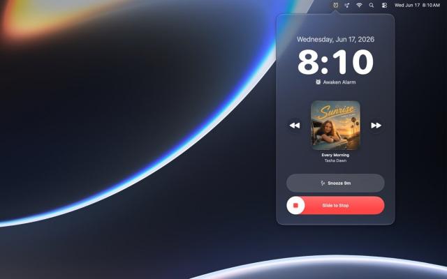 Awaken 7.0.1 for Mac 一款将Mac变成智能床头伴侣的音乐闹钟与睡眠定时器应用