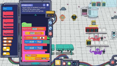 Code, Solve, Revolt! 用拖放编程解决工厂任务的Mac益智游戏