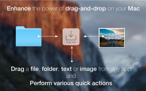 FilePane 2.0.9 for Mac 把拖放变成文件快捷处理栏